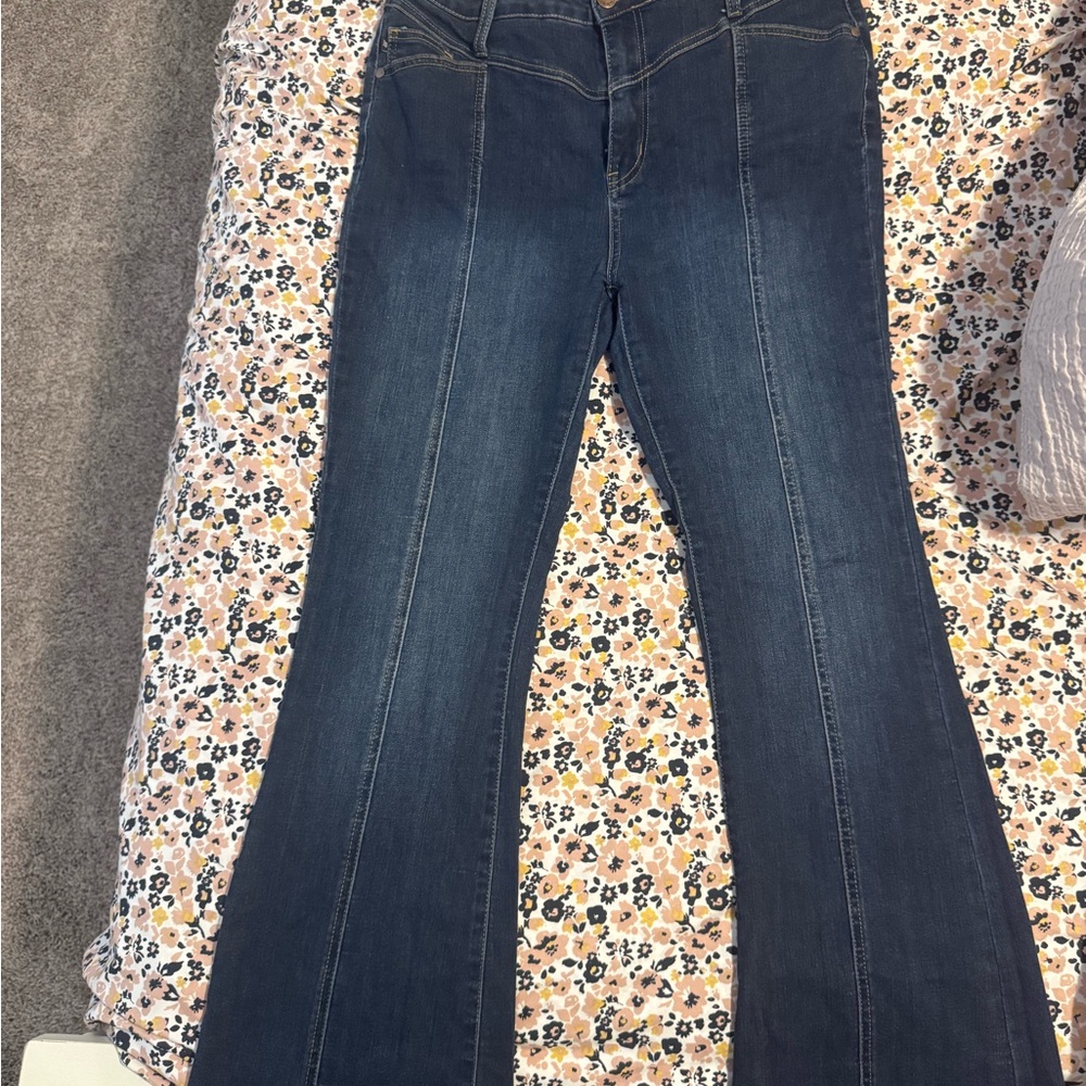 Judy Blue Dark Blue Flare Jeans